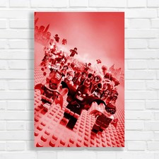 Vibrant LEGO Superheroes Red