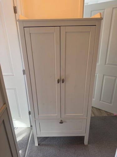 Sundvik white baby wardrobe - baby,