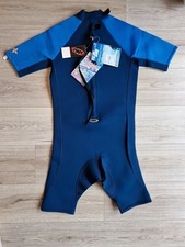 TWF MENS BLUE SHORTIE 2.5MM WETSUIT M/LG