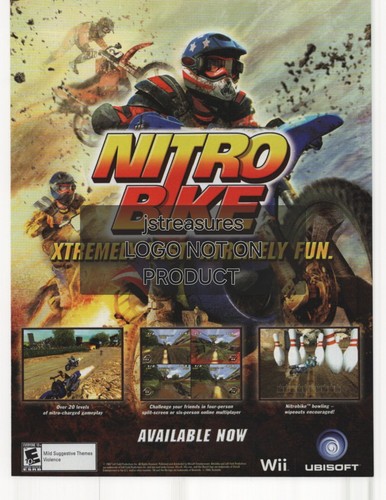 Nitro bike wii game vintage - bike,
