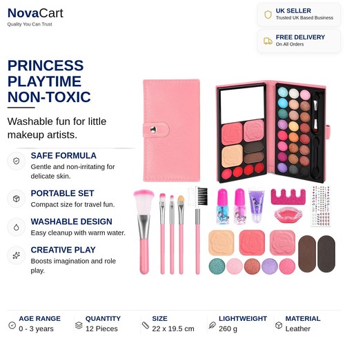 Princess gift makeup 12pc - princess,