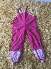 Girl's all in one waterproof outdoor salopettes age 5-6 years