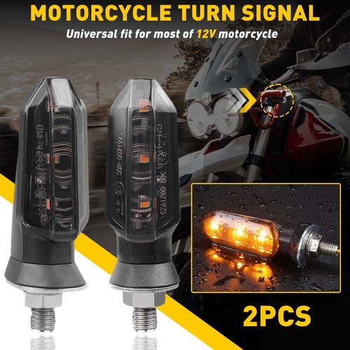 Clear led motorcycle blinker - led,