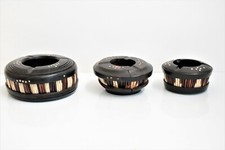Porcupine Quill Bone Ashtrays