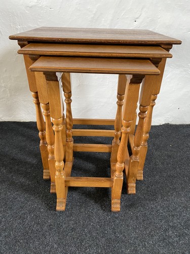 Set three oak tall nesting - three,