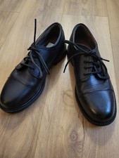 Mens Ex Condition Dockers Black Lace Up Shoes Says Size 7.5 More UK 6