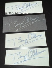 Buzz Aldrin lot of 4 hand