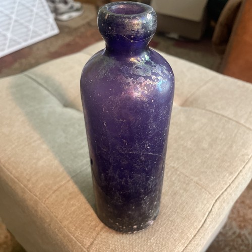 Antique purple glass - antique, bottle