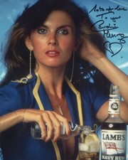 Caroline Munro signed Lamb’s