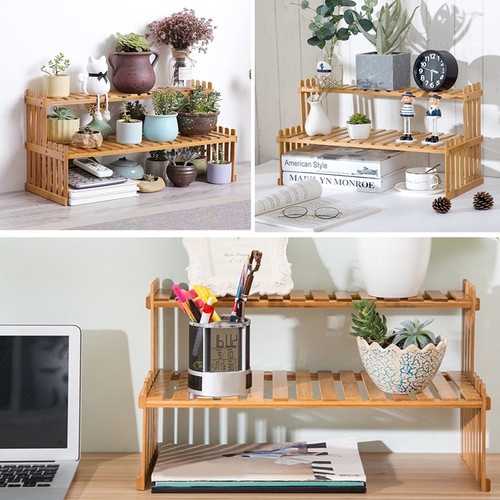 Tier bamboo plant stand - tier,