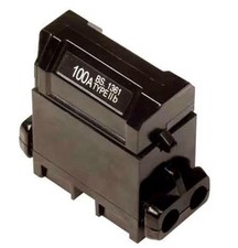 Mains House Service Cut Out Fuse Carrier & Base 100AMP 415V BS1361 Henley style