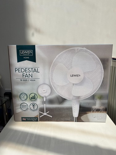 Lewis pedestal fan - lewis’s, 16"