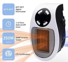 Portable Heater Electric Heater Convenient Room Heater Heating Warm Air