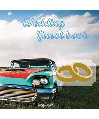 Wedding guestbook vintage - guestbook:,