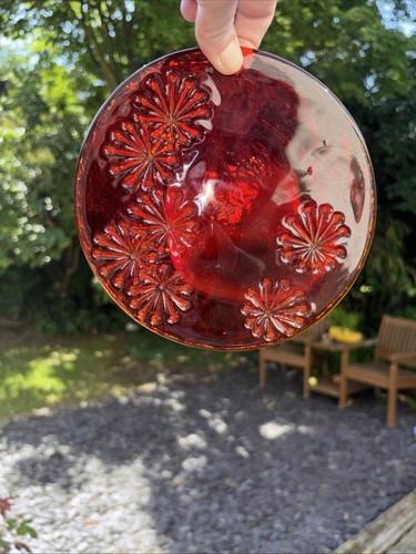 Vintage holmegaard red glass - vintage,