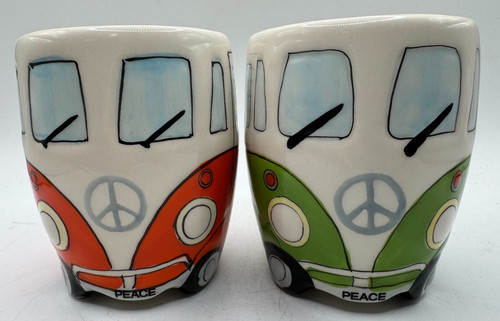 Retro hippie camper van - camper,