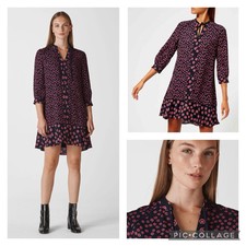 WHISTLES Floral Shirt Dress