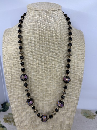 Vintage 1980s murano black - vintage,