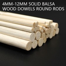 4mm-12mm Solid Balsa Wood