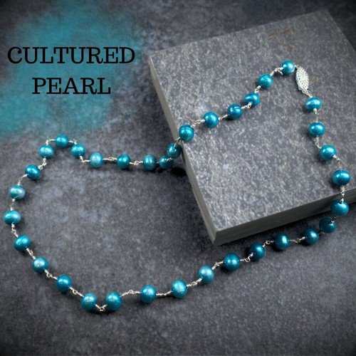 Cultured pearl necklace - pearl,