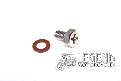 Genuine suzuki oil level bolt - genuine,