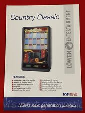 NSM Country Classic Jukebox Flyer Music RARE Memorabilia