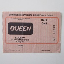 Queen Birmingham NEC UK 1979