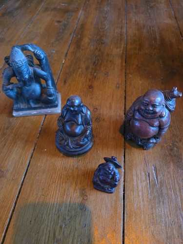 Ganesha and buddha - buddha, statue