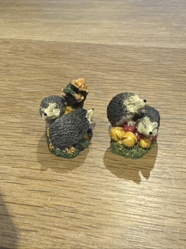 Pair resin hedgehog - pair,