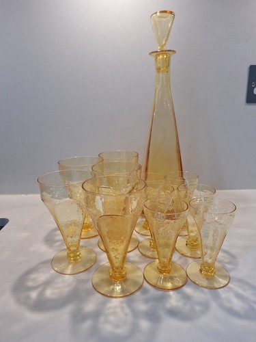 Whitefriars gold amber - "gold, amber"