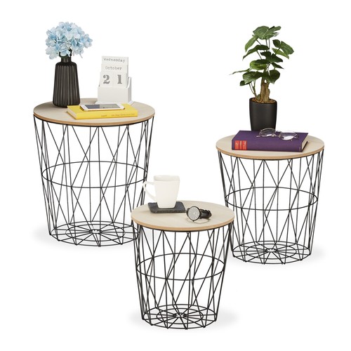 Wicker table side - wicker,
