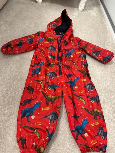 12m red dinosaur kids - red,