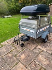 Erde 122 Camping / Luggage Trailer With Additional Roofbox - Good Condition