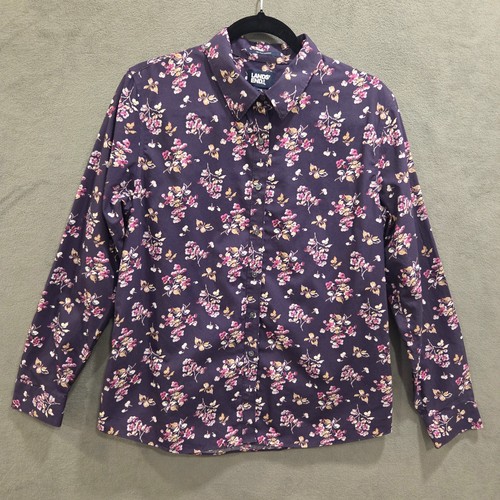 Lands end iron - shirt, womens