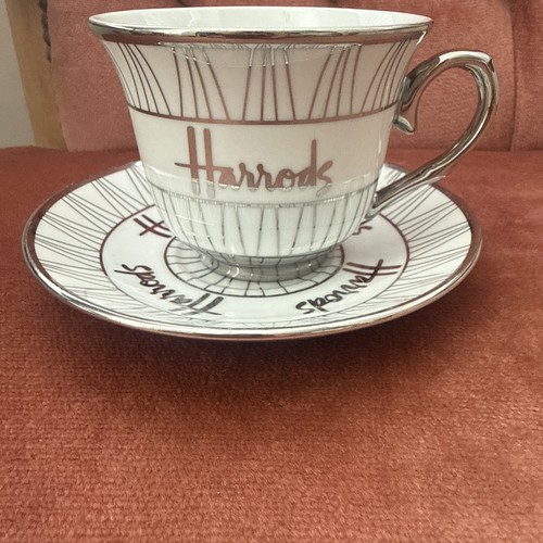 Harrods cup and - and, white