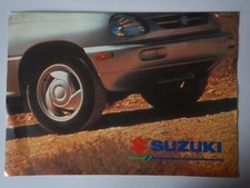 SUZUKI RANGE orig 1995 1996 UK Mkt Large Poster Brochure - X-90 Vitara Samurai