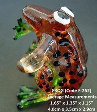 GLASS FROG Glass TOAD Curio