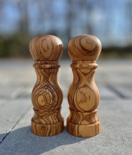 Olive wood salt and pepper - wood,