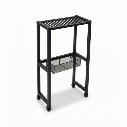 Racket holder with basket - racket,