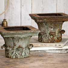 Pair Antique Cast Iron