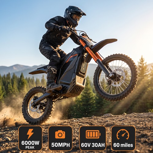 6000w 50mph electric dirt - 6000w, bike