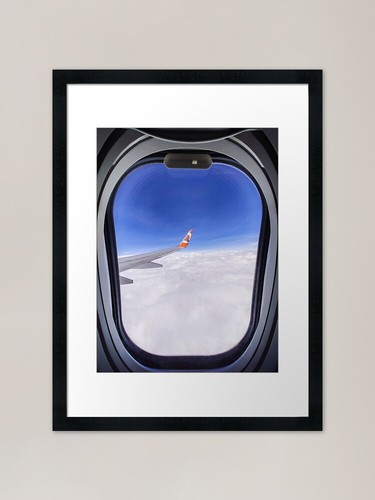 Airplane window view - airplane, dreamy