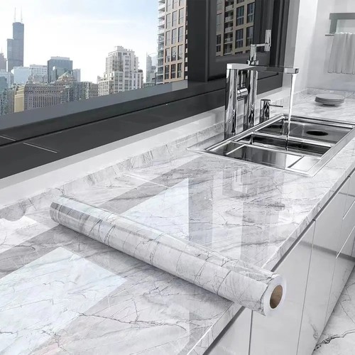 Kitchen worktop vinyl wrap - vinyl,
