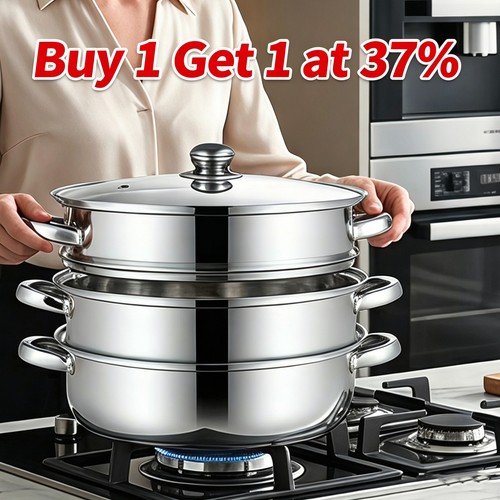28cm large tier stainless - 28cm, 3