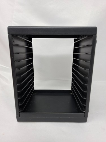 Black plastic dvd storage - black,