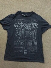 Aerosmith T Shirt Medium Rocks Tour Cotton Short Sleeve