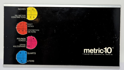 Vtg 70s metric slide - 70s,