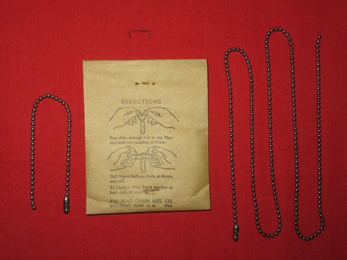 Original ww2 army dog tag - us,