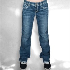 Y2k Vigoss blue bootcut flared