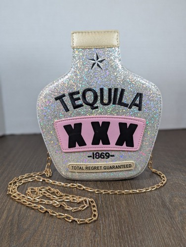 Tequila liquor bottle purse - tequila,
